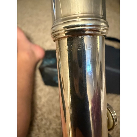 Armstrong Model 80 Sterling Silver Flute Open Hole B Foot Elkhart USA - Picture 7 of 15